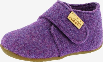 Living Kitzbühel Hausschuh 'Filz' in Lila: Vorderseite