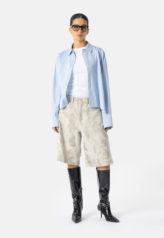 Elias Rumelis Wide leg Broek 'Rudy' in Beige