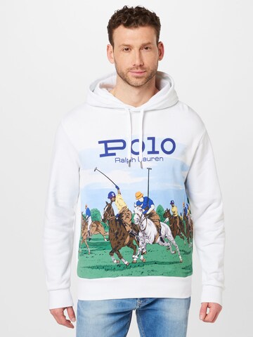 Felpa di Polo Ralph Lauren in bianco: frontale