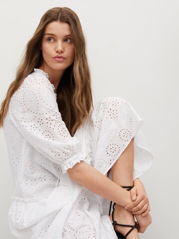 Robe 'ISLAND' MANGO en blanc