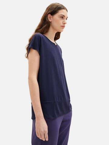 TOM TAILOR T-Shirt in Blau