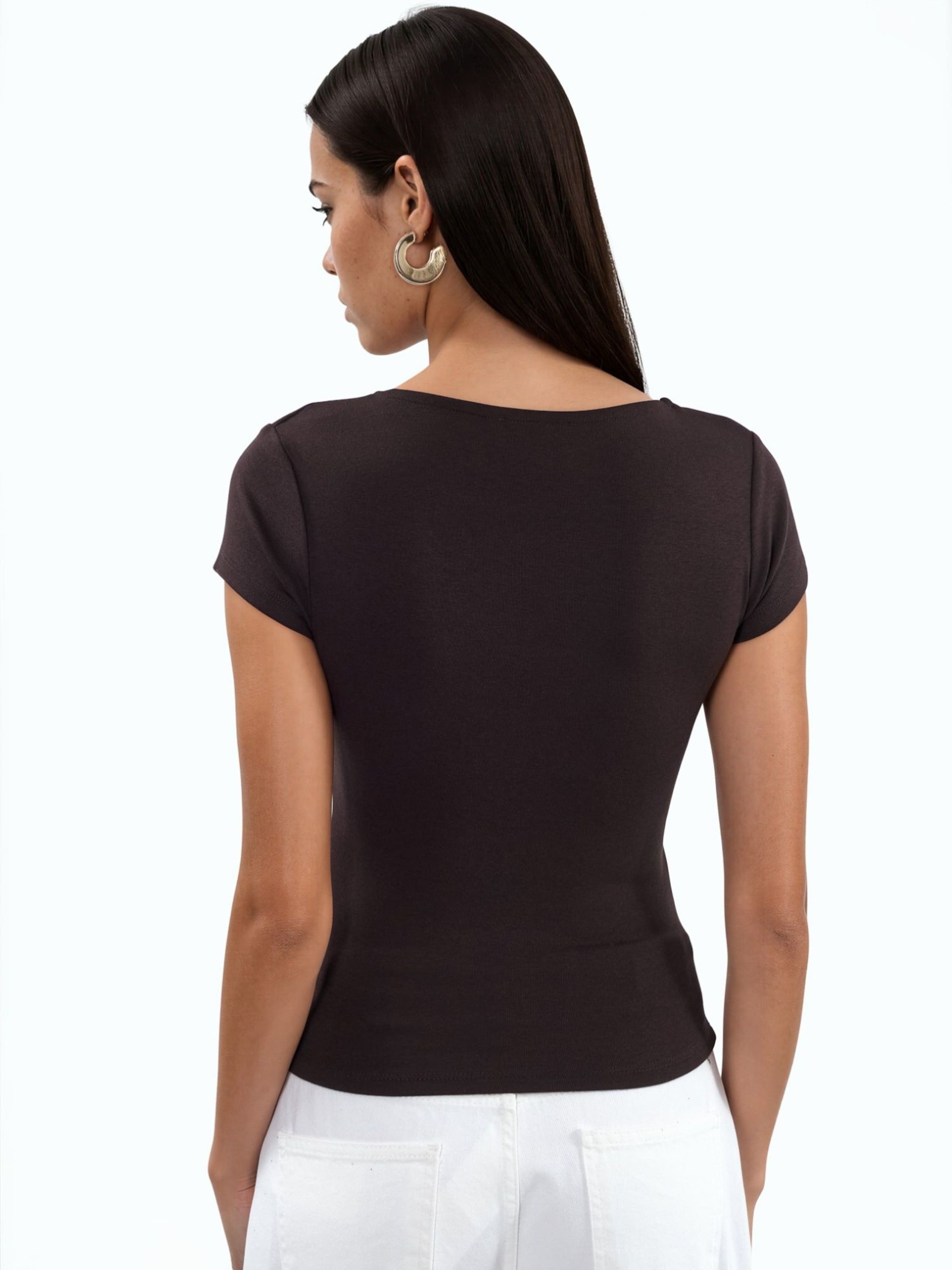 Busem T-Shirt in Braun
