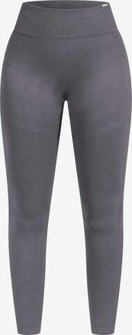 Smilodox Leggings ' Solid Scrunch ' in Grey: front