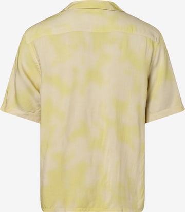Calvin Klein Regular fit Button Up Shirt in Yellow