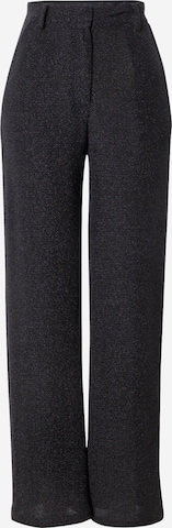 NA-KD Wide leg Trousers in Black: front