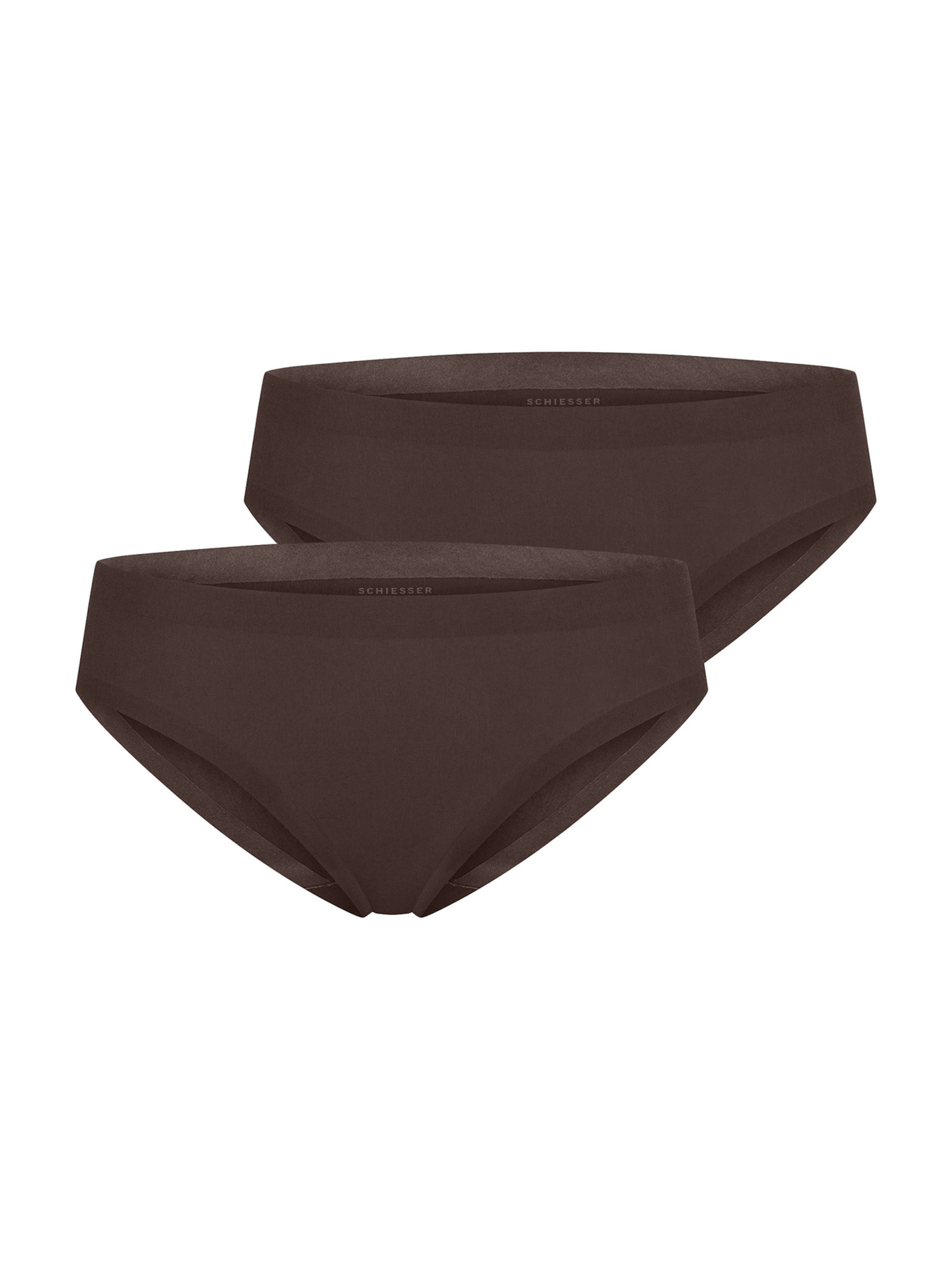 SCHIESSER Slip ' Invisible Cotton ' in Brown: front