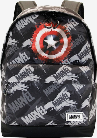 marvel Rucksack 'Captain America Scratches-FAN HS' in Grau: Vorderseite