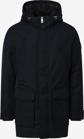 TOMMY HILFIGER Winter Parka in Black: front