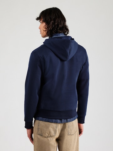 JACK & JONES Кофта на молнии 'JJMAKOTO' в Синий