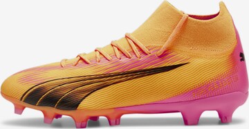 PUMA Футболни обувки 'Ultra Pro' в жълто: отпред