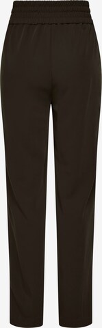 ONLY Trousers with creases 'Aubrey' in Brown