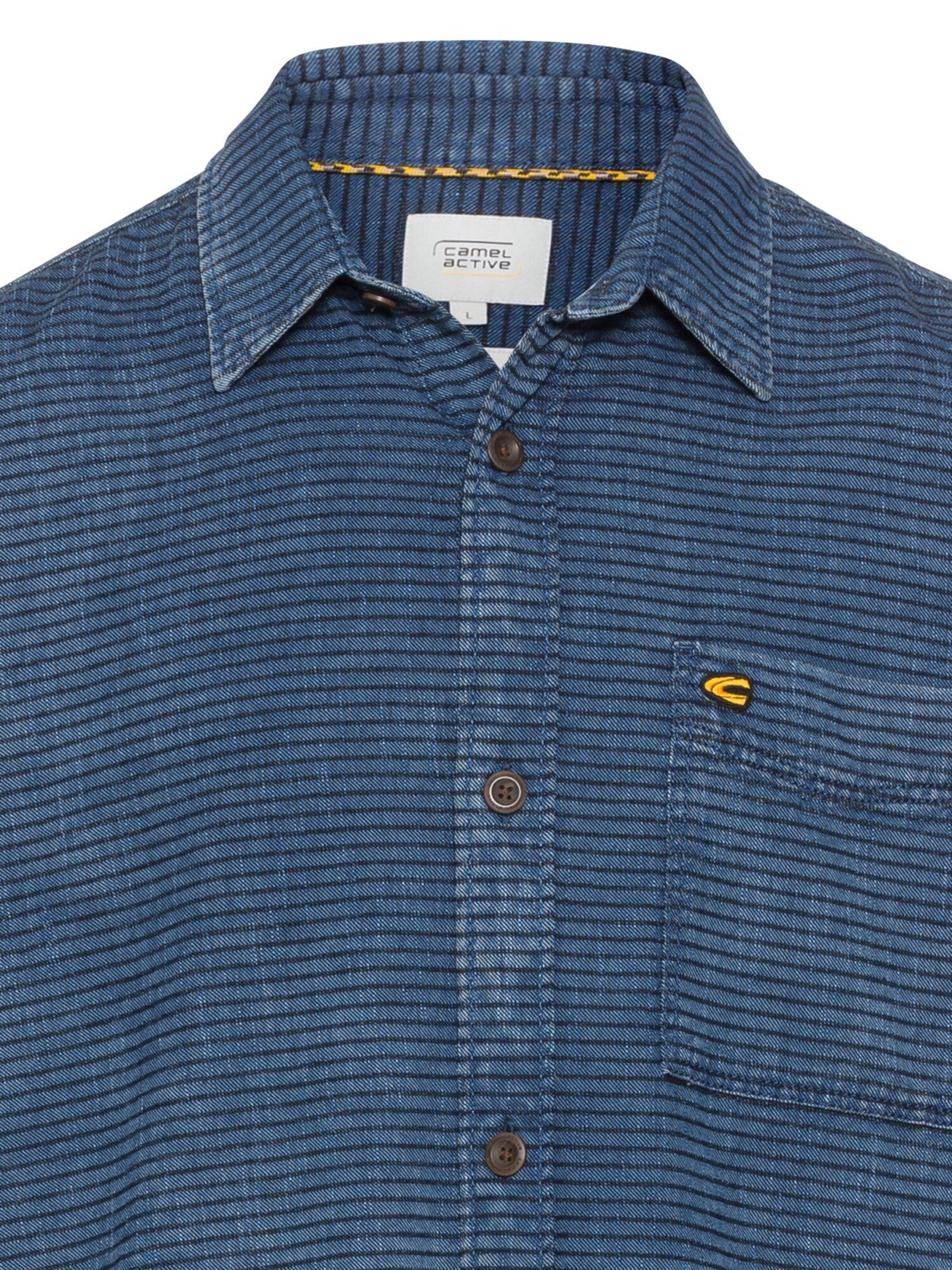 CAMEL ACTIVE Regular Fit Hemd in Blau