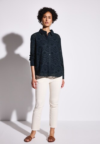 STREET ONE Bluse in Blau
