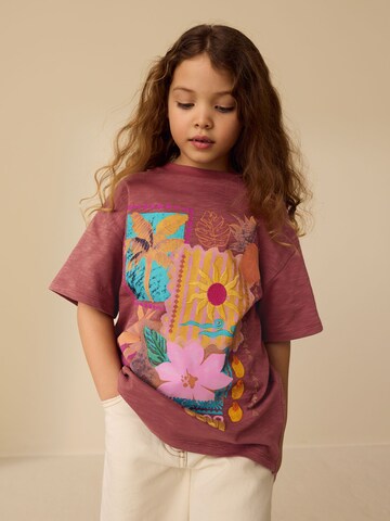 Next Shirt in Bruin: voorkant