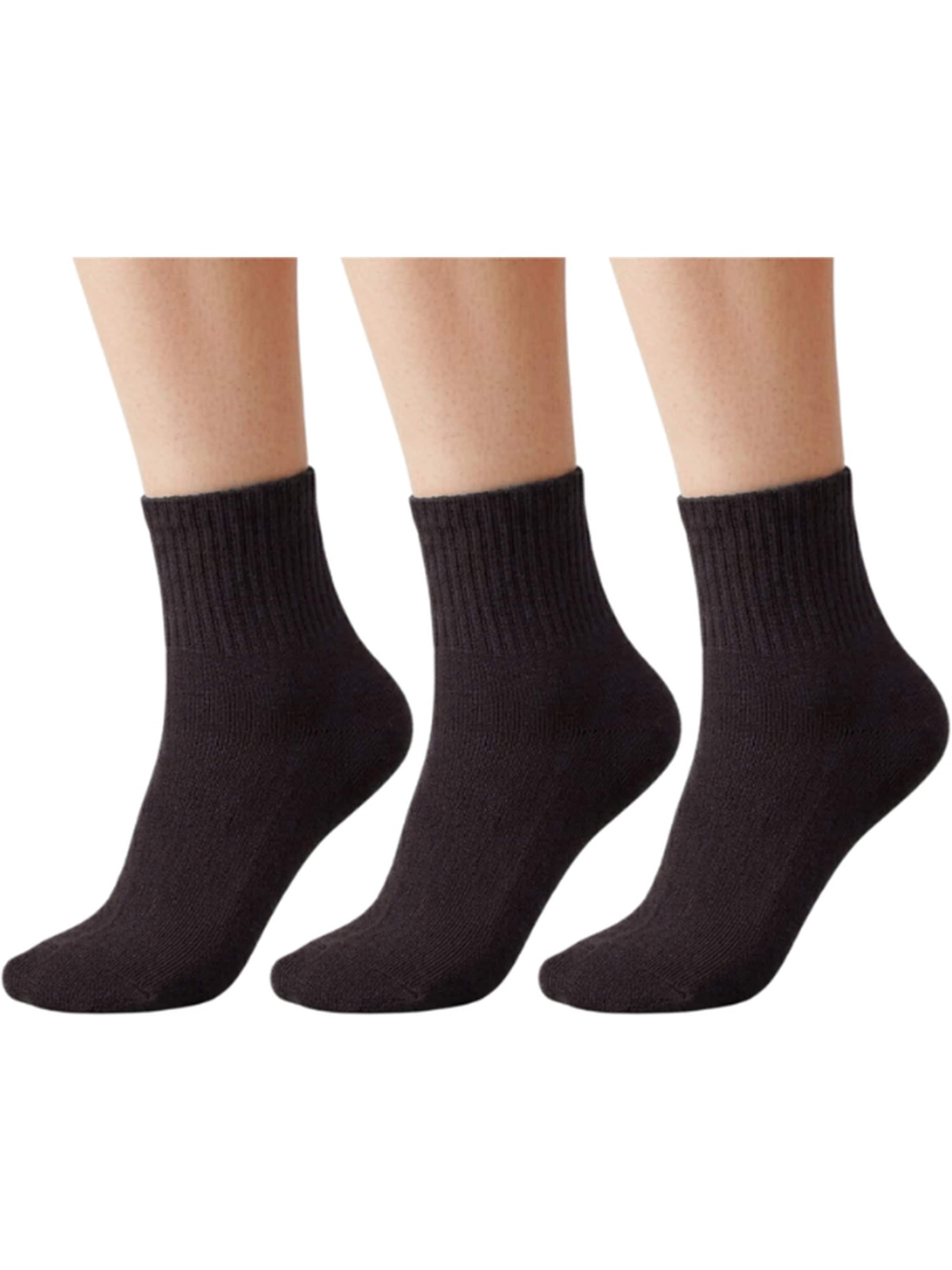 Calzino 'Quarter Sportsocken' di El Sueno in nero
