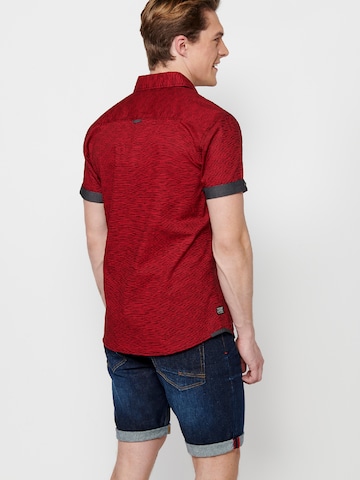 KOROSHI - Ajuste regular Camisa en rojo