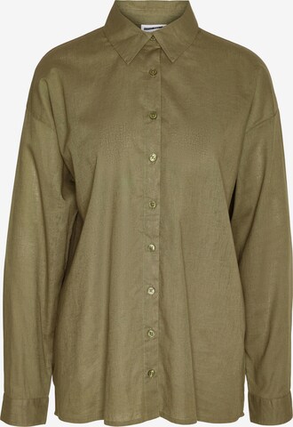 Noisy may Blouse 'Moya' in Groen: voorkant