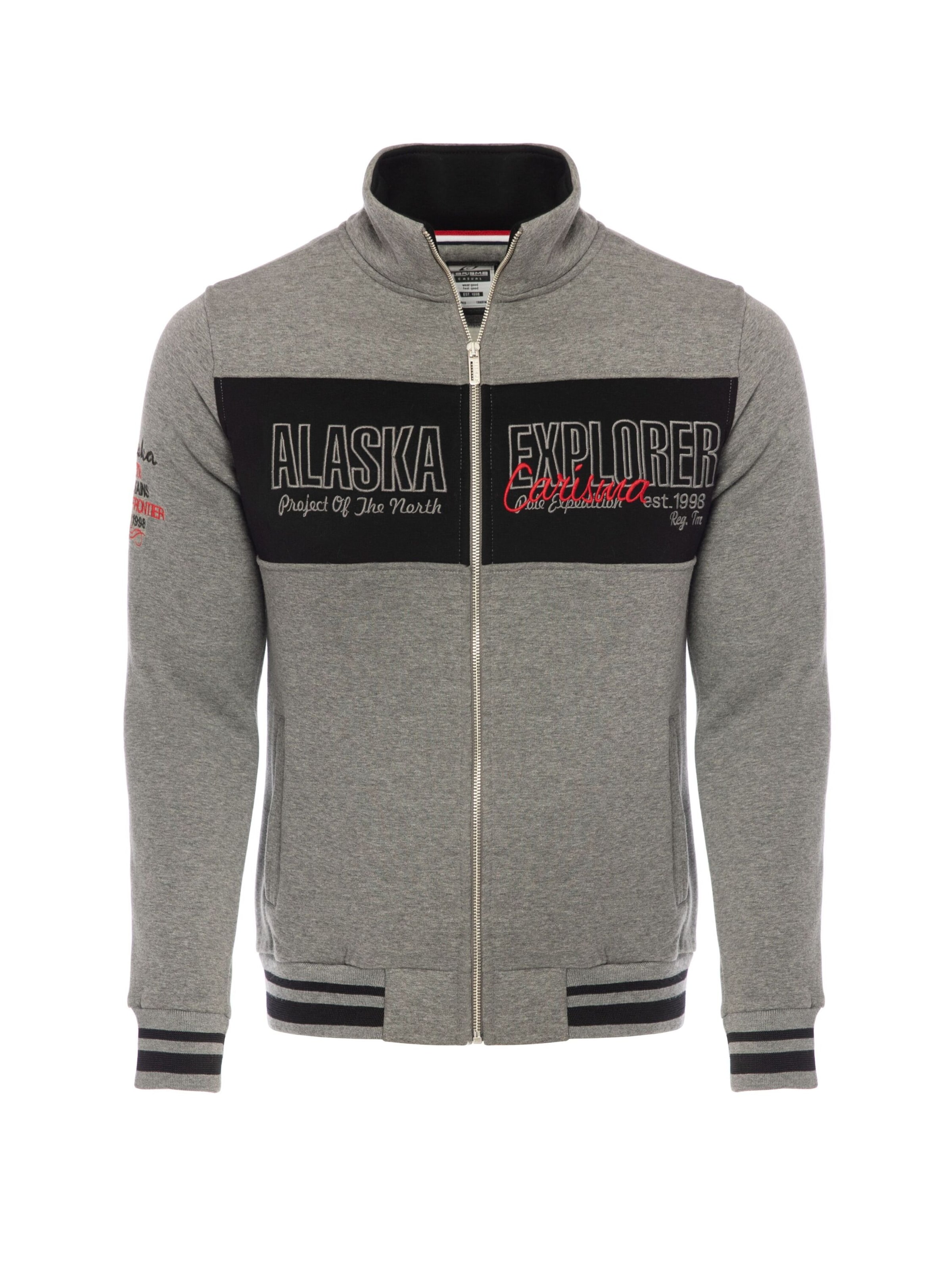 CARISMA Sweat jacket in Grey: front