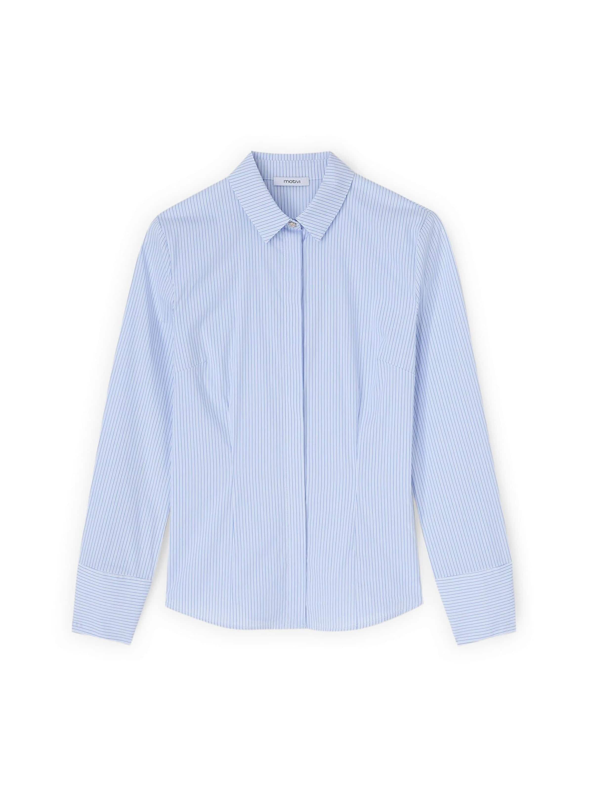 MOTIVI Blouse in Blue: front