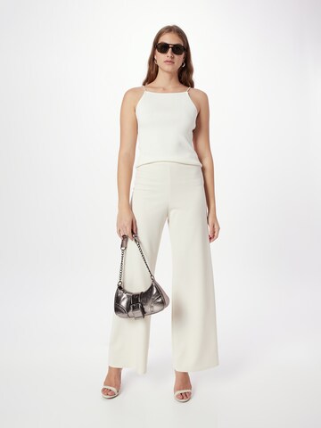 SISTERS POINT Wide leg Pants 'GLUT' in White