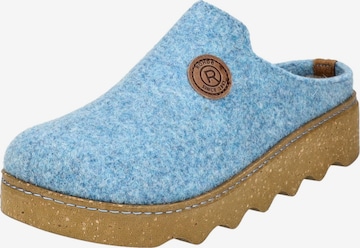 Pantoufle ROHDE en bleu : devant