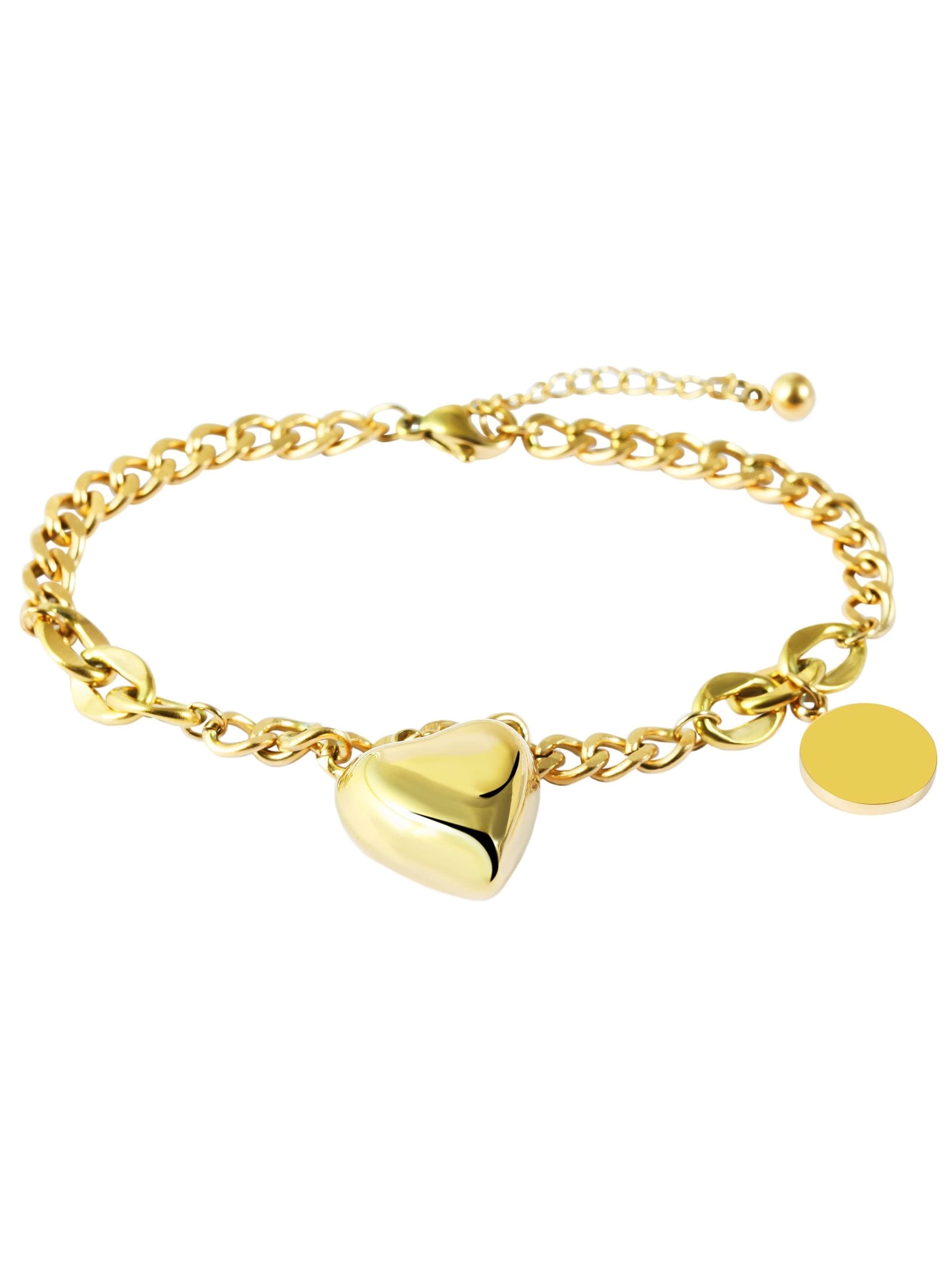 Akzent Bracelet 'Mady' in Gold: front