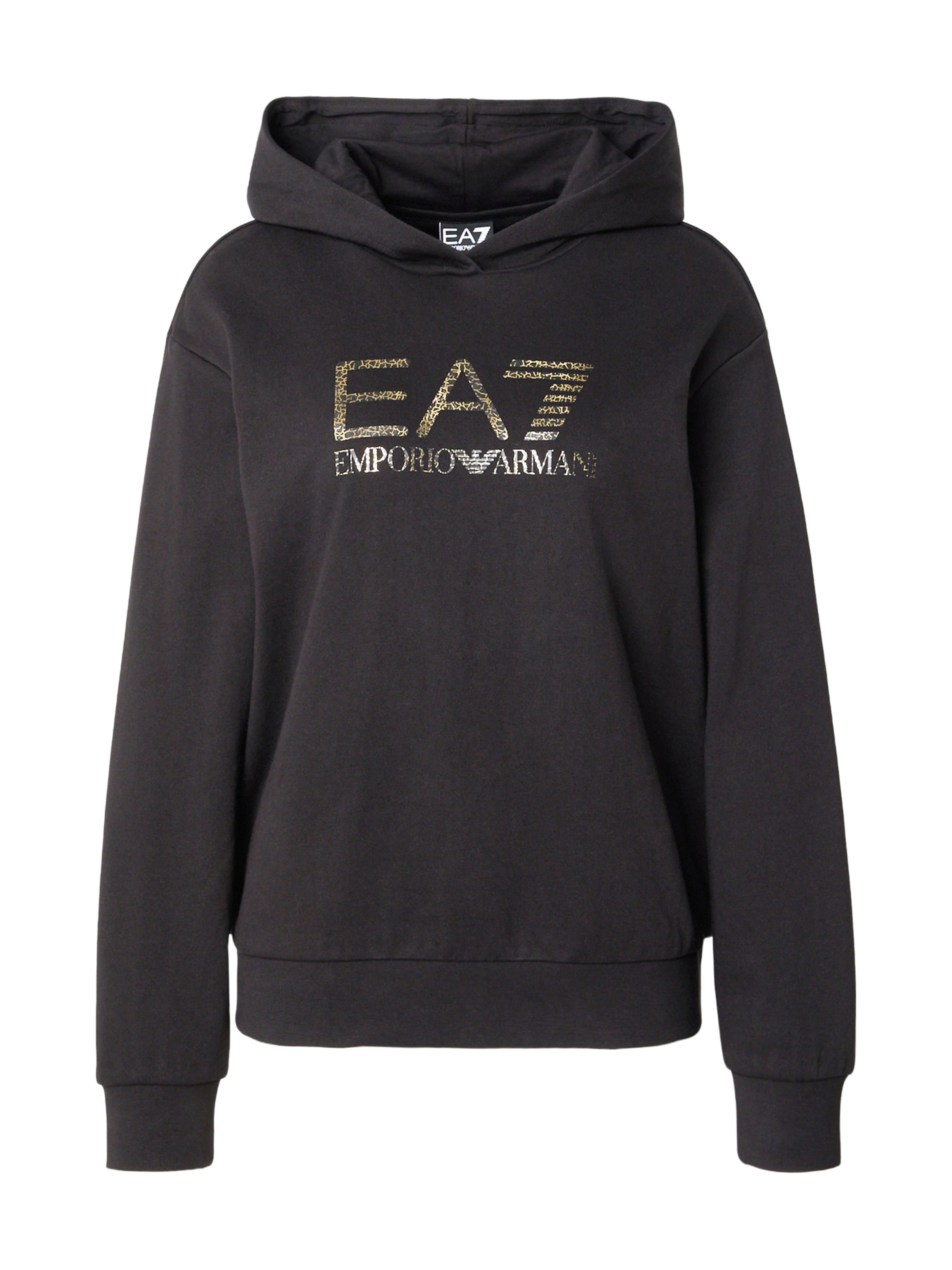 EA7 Emporio Armani Dressipluus, värv must: eest vaates