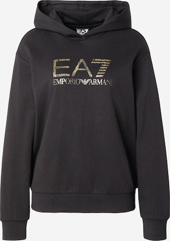 EA7 Emporio Armani Collegepaita värissä musta: etupuoli