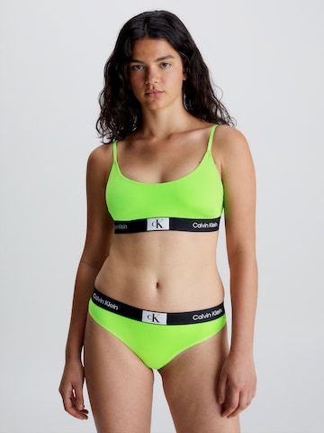 Invisible Ensemble de linge Calvin Klein Underwear en vert : devant