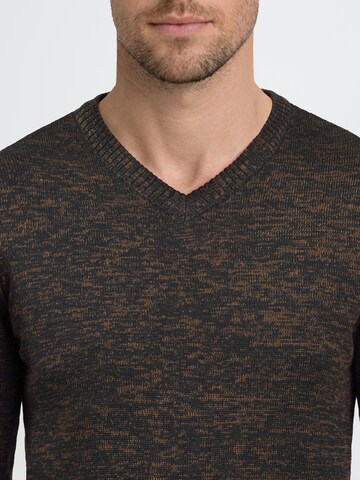 BLEND - Pullover 'Dansel' em castanho