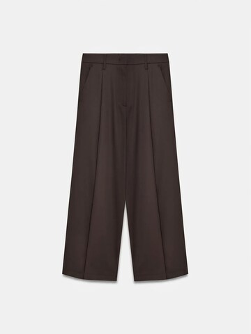 Dilvin Wide leg Pants in Brown