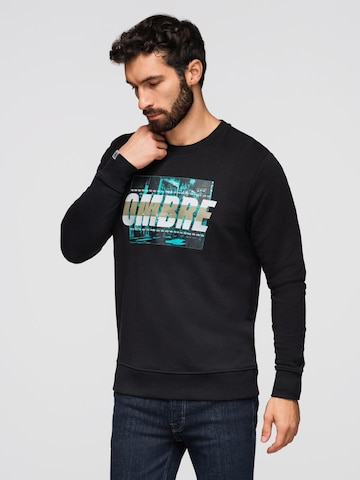 Ombre Sweatshirt in Black