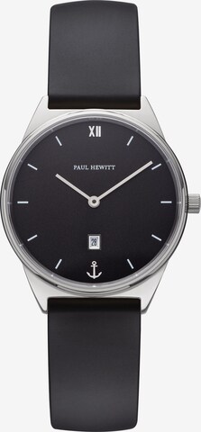 Paul Hewitt Analog Watch in Black: front