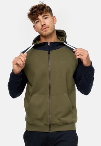 Veste de survêtement 'Pulko' INDICODE JEANS en vert