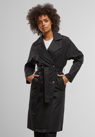 Manteau mi-saison Urban Classics en noir : devant