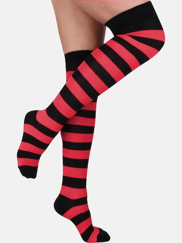 Chaussettes montantes normani en noir