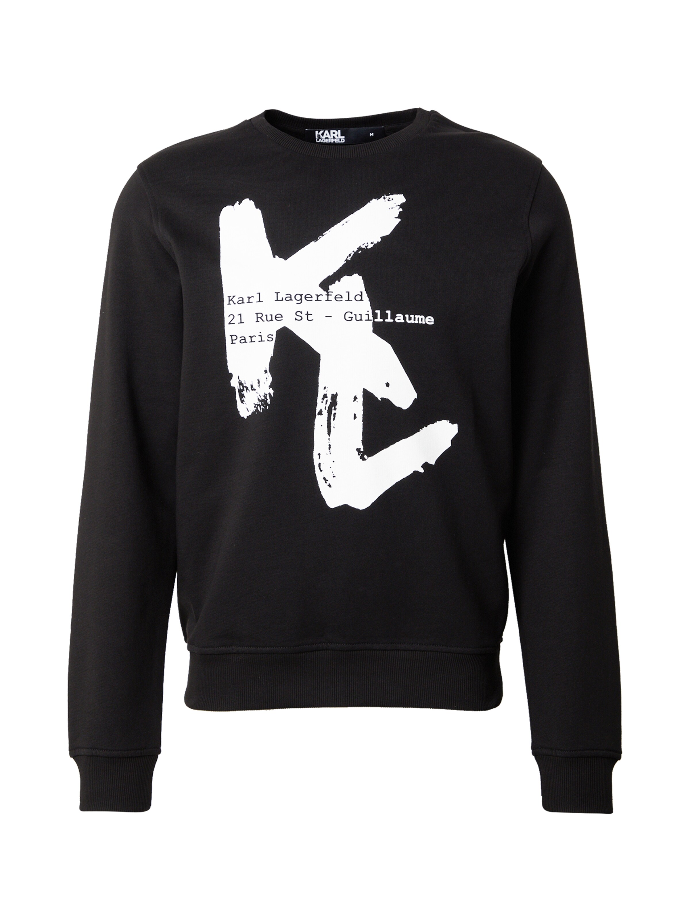 Karl Lagerfeld Sweatshirt in Schwarz: Vorderseite
