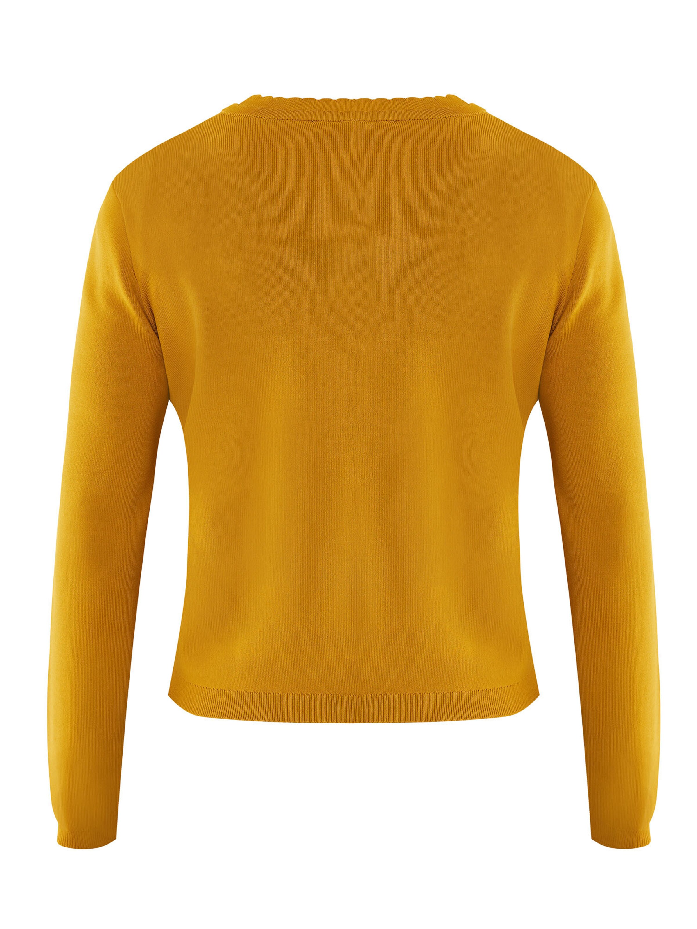 MEXX Kardigan 'Peony' w kolorze żółty