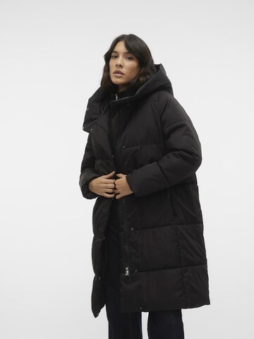 VERO MODA Vinterfrakke i sort