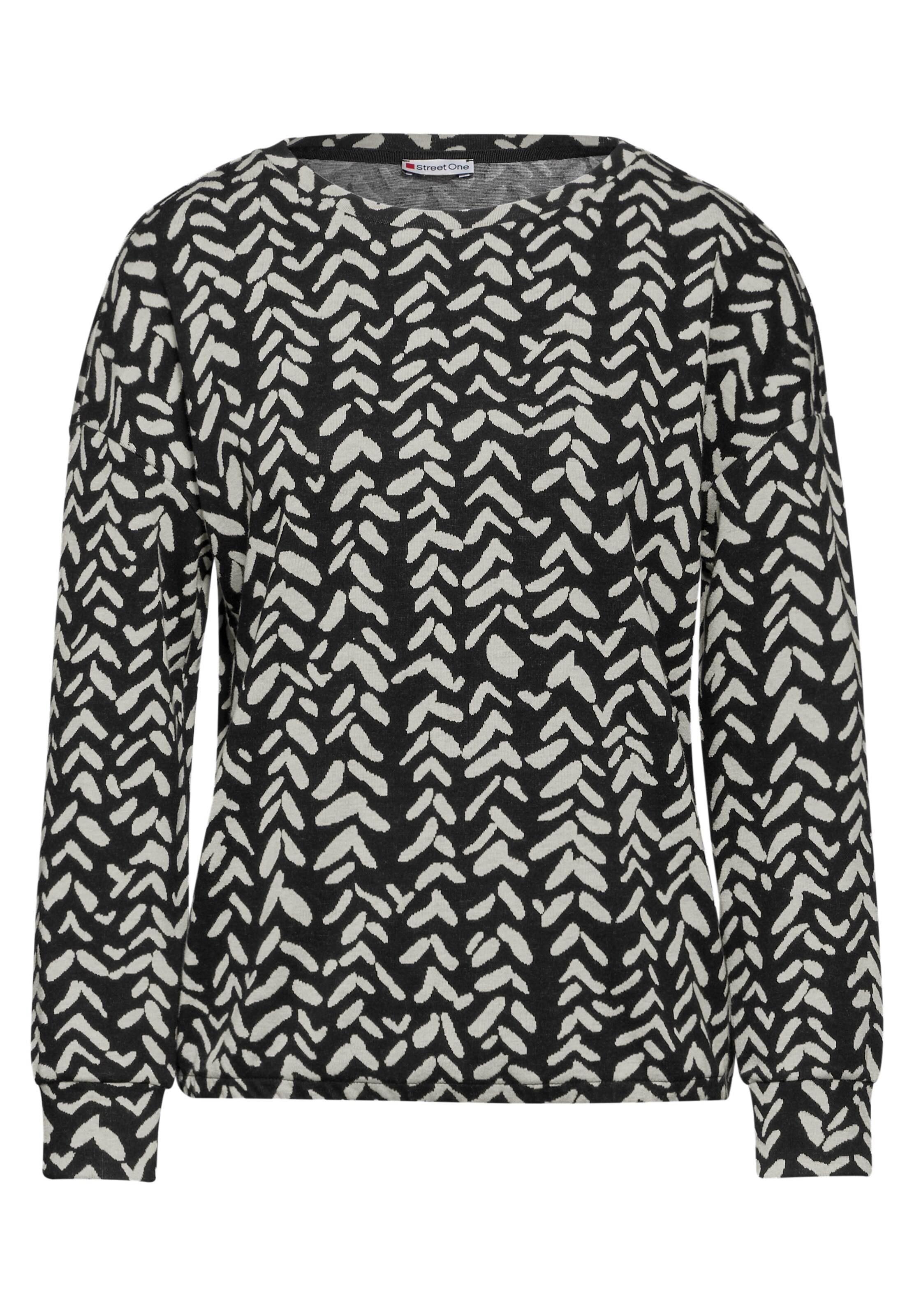 STREET ONE BluseShirt in Schwarz: Vorderseite