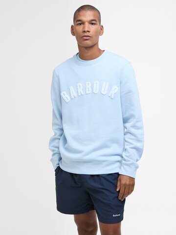 Barbour Bluzka sportowa w kolorze niebieski: przód