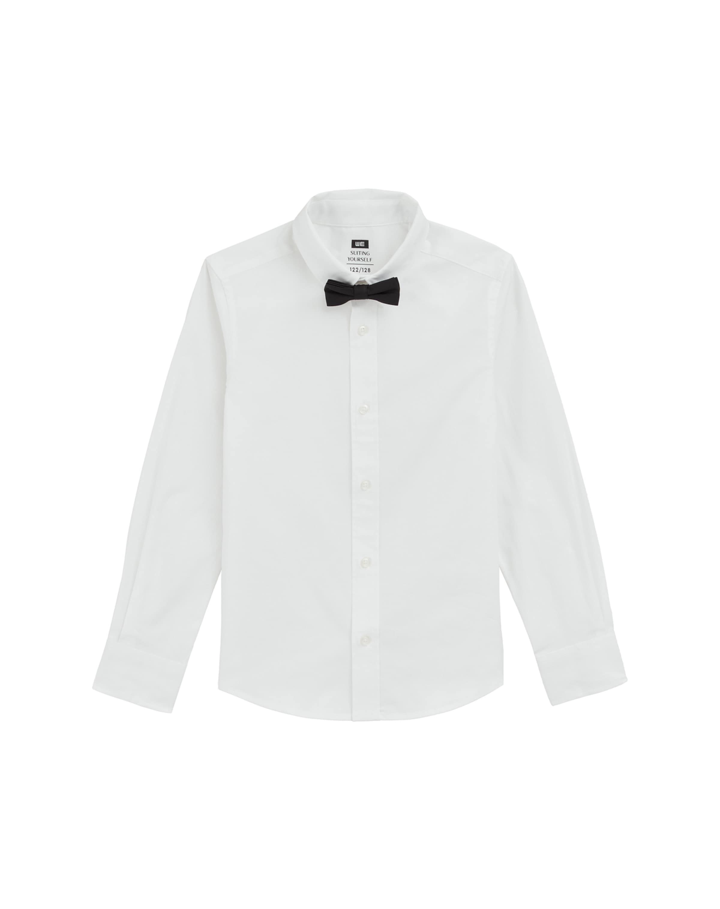 WE Fashion Regular fit Πουκάμισο σε λευκό: μπροστά