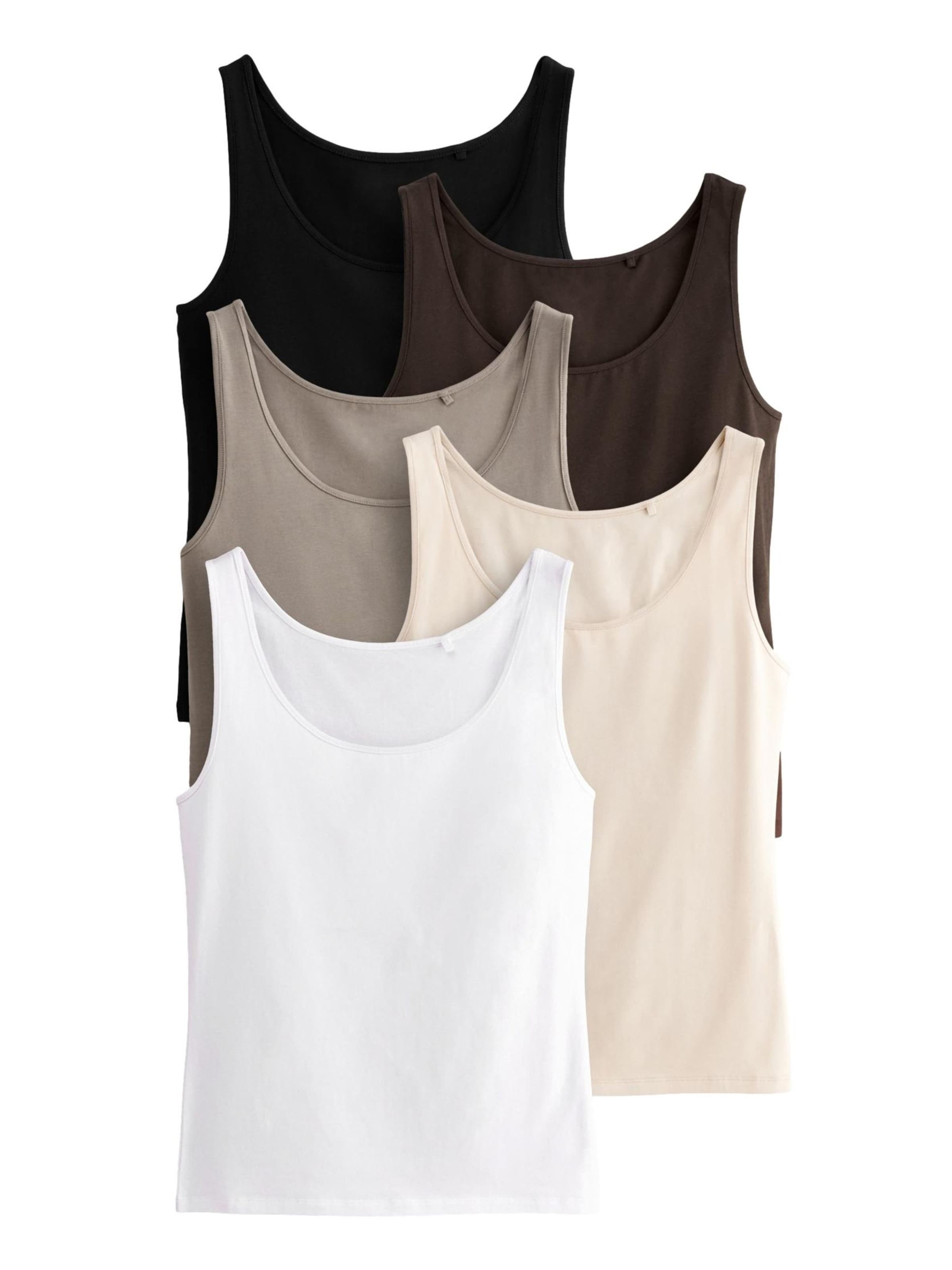 The Set Top in Beige: front