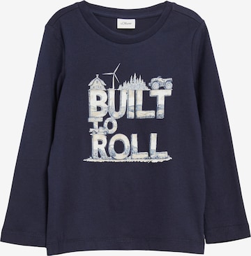 T-Shirt s.Oliver en bleu : devant