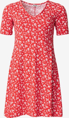 Indiska Zomerjurk 'Claire' in Rood: voorkant