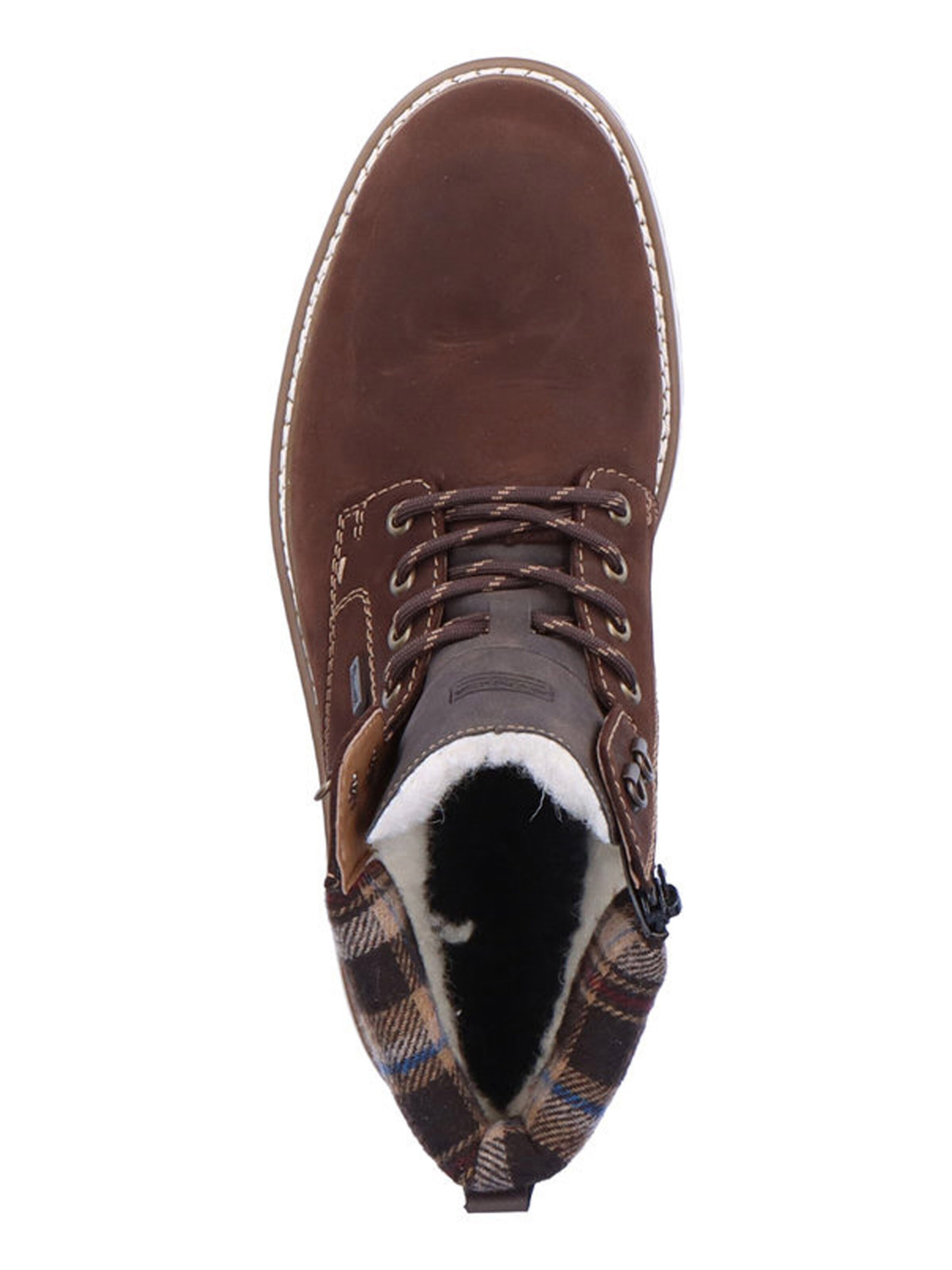 Bottines à lacets Rieker en marron