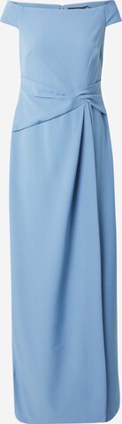 Robe de soirée Lauren Ralph Lauren en bleu : devant