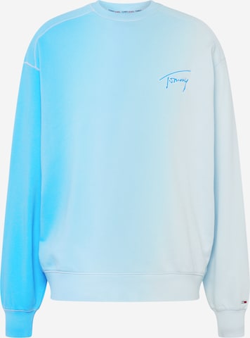 Sweat-shirt Tommy Jeans en bleu : devant