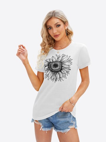 Imily Bela Tričko - Biela: predná strana