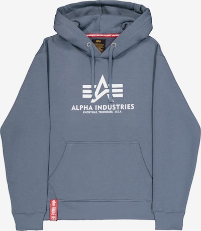 ALPHA INDUSTRIES Collegepaita värissä tummanharmaa / valkoinen, Tuotenäkymä